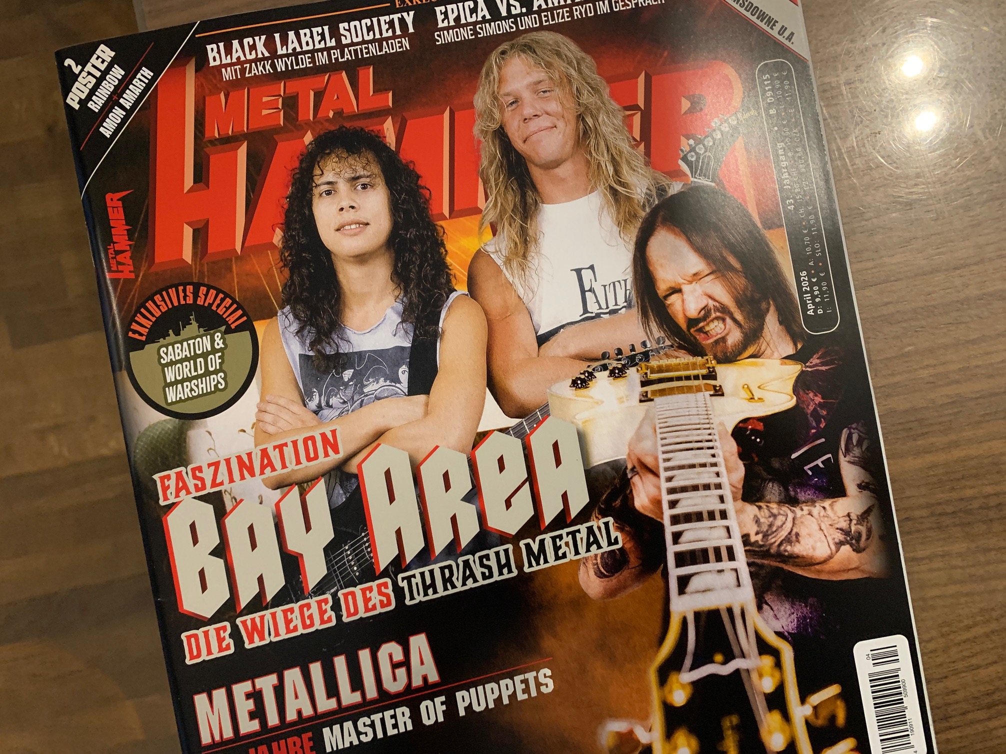 Die METAL HAMMER Aprilausgabe mit Thrash Metal-Schwerpunkt